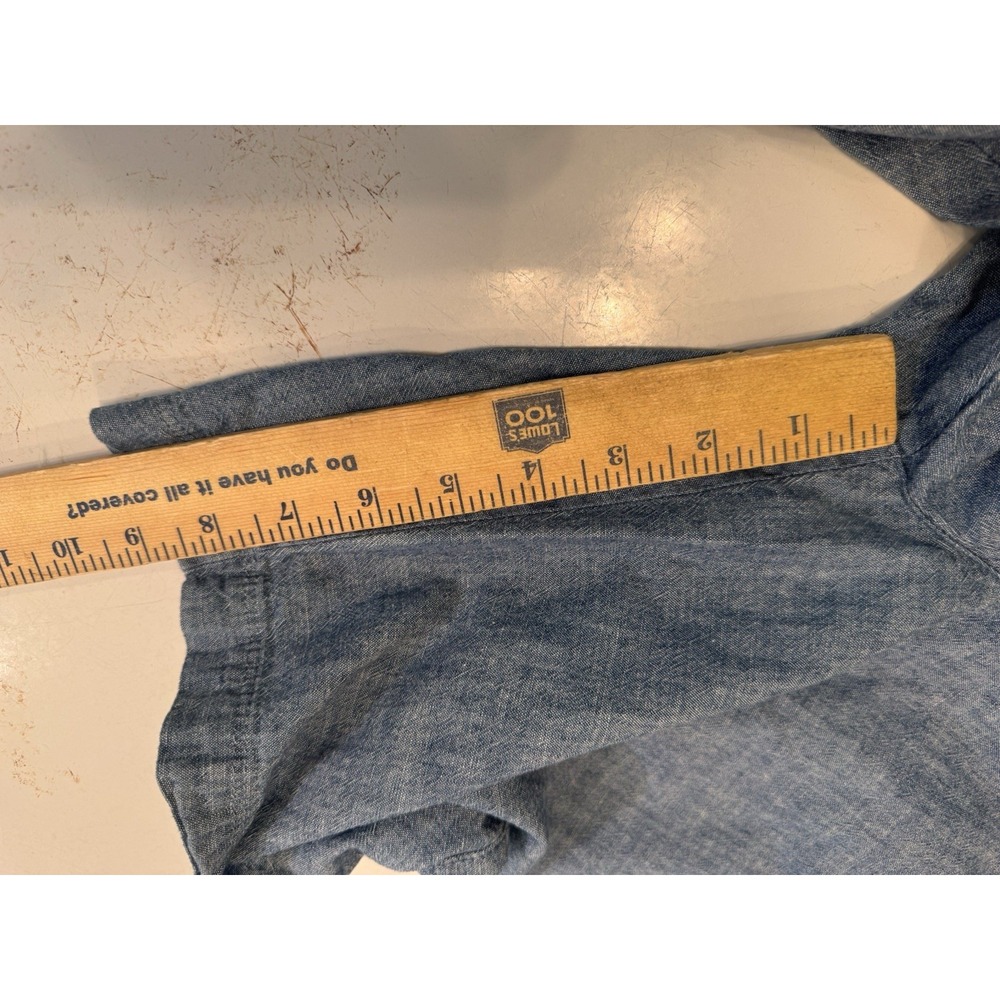 Gap Womens Heather Blue Bermuda Shorts size 0 waist 26" inseam 9" - Picture 8 of 8